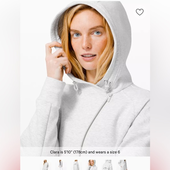 Lululemon In orbit Jacket. Grey. Size 8. - Picture 4 of 11